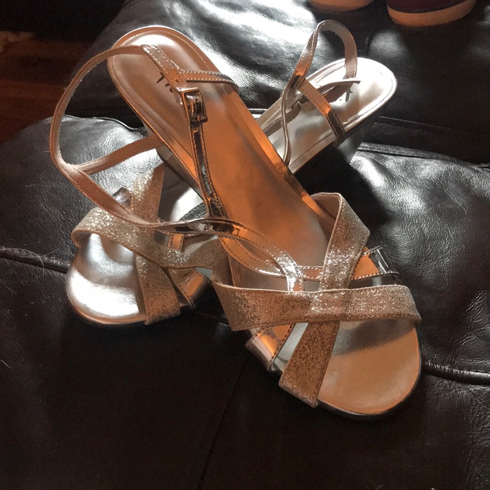 Silver heels